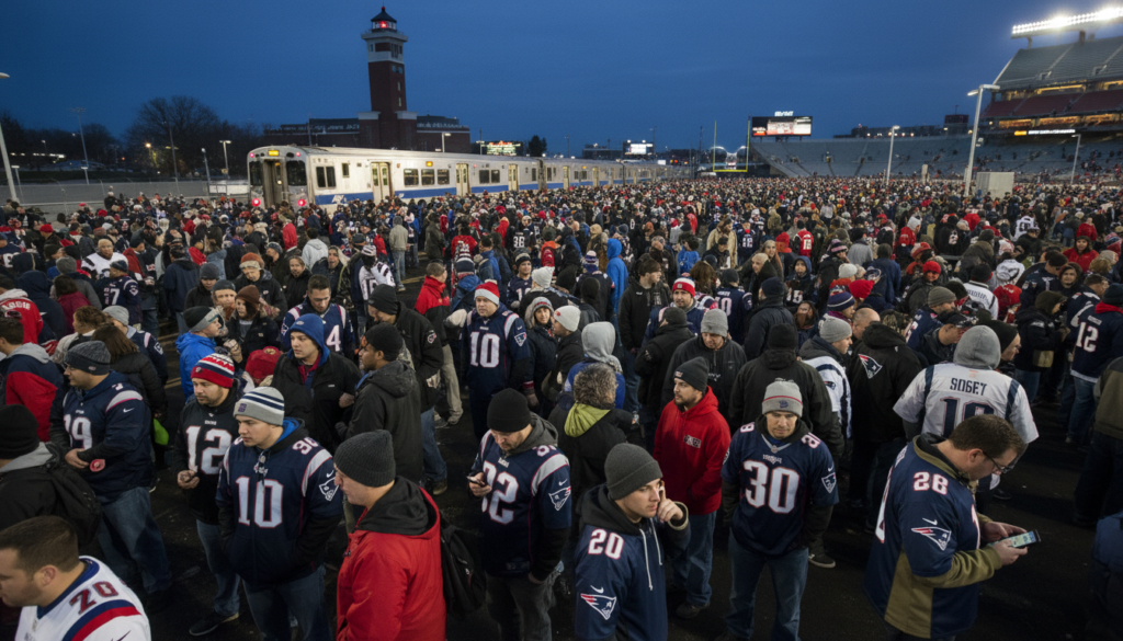 The Truth About Taking the Train from Boston to Gillette Stadium