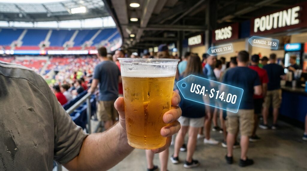 How Much a Beer Actually Costs Inside North American Stadiums