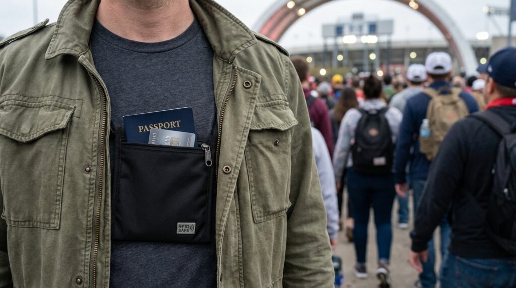 Managing Your Passport and Valuables Safely in Massive Crowds